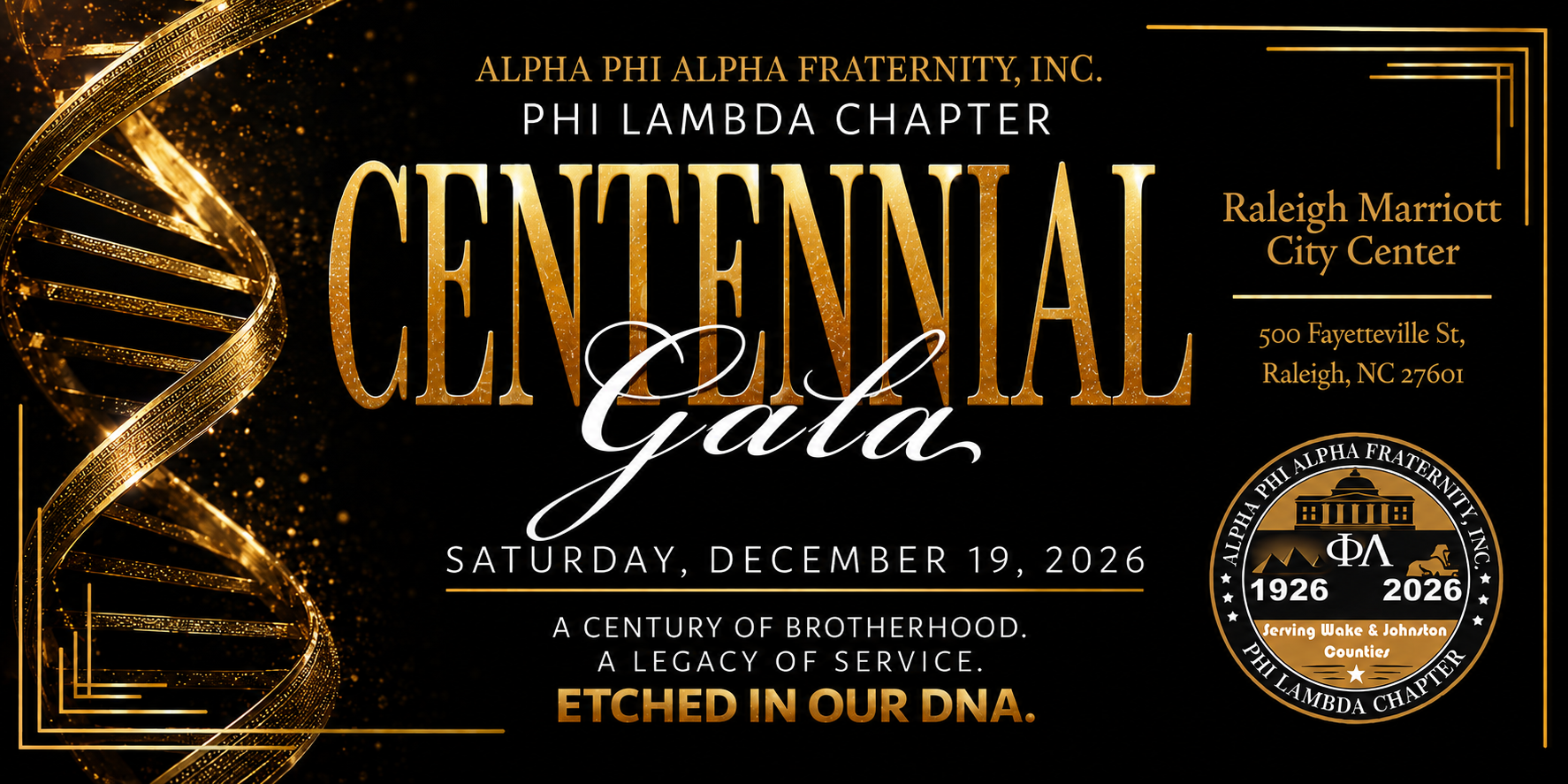 Centennial Gala Flyer